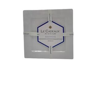 Le Cadeaux Bianco 7" Tapas Plates -Set of 4
